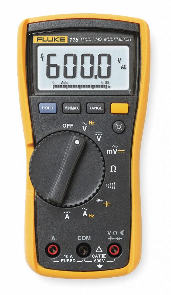 Fluke 115 ψηφιακό πολύμετρο true RMS για επαγγελματική χρήση