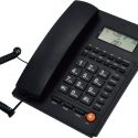 Τηλέφωνο επιτραπέζιο Telco TM-PA117 μαύρο