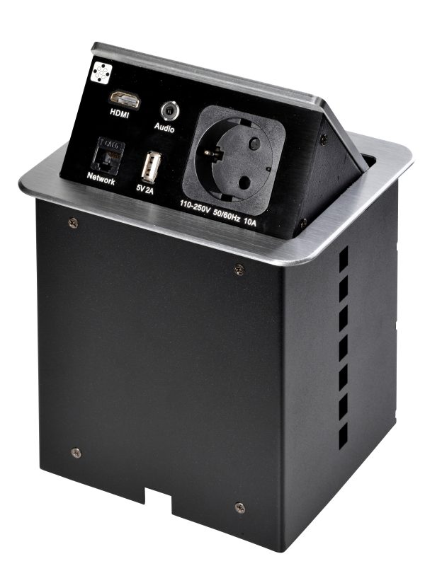 VersaLink, 1 earthed socket outlet, 1 RJ45/11/CAT 6 UTP), 1 Audio connection, 1 USB-port, 1 HDMI port 939601013