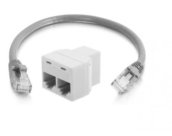 Adaptor 1 σε 2 θηλυκά RJ45 Central 0160171