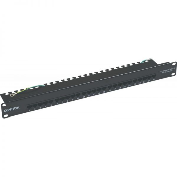 Patch panel voice 19" Central 25 θυρών 1u 0166477/25P