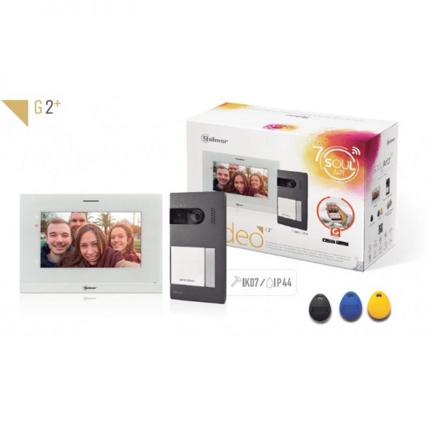 Golmar kit θυροτηλεόραση Soul με οθόνη ARTW 7" WiFi S5110/ART7W 1 διαμέρισμα