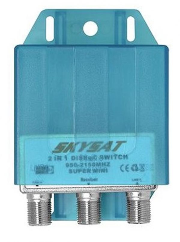 Tech DISEQC switch 2 X 1 , με κουτί εξωτερικής χρήσης   TECH76-4986-00