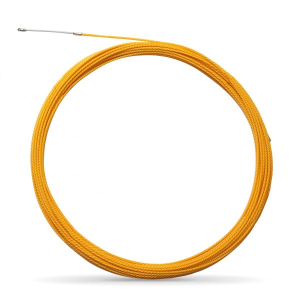 Ατσαλίνα Evik "3 strand wire" polyester AK-AT-243 20m. 5mm κίτρινη