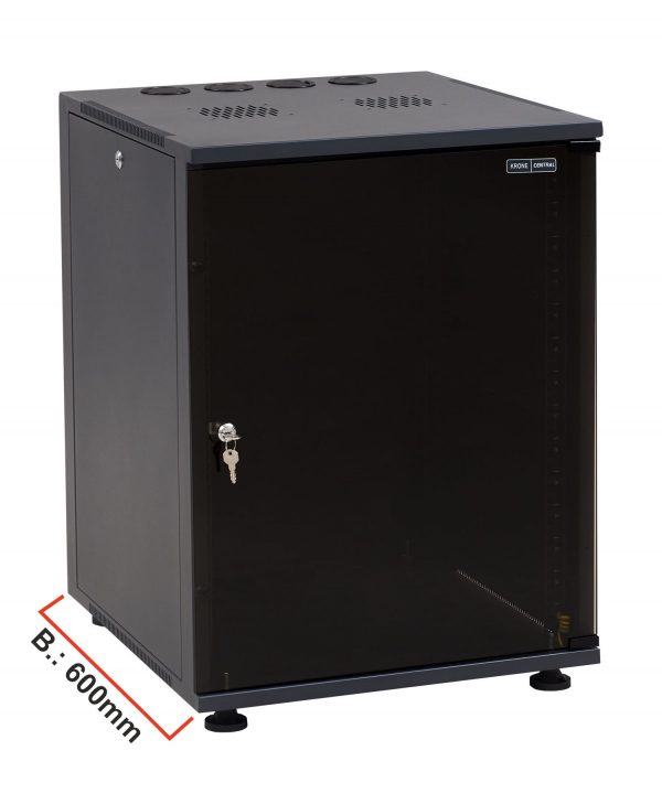 Rack 19" επίτοιχο-επιδαπέδιο Central Basic 25U 3000360025/C 54*60*117