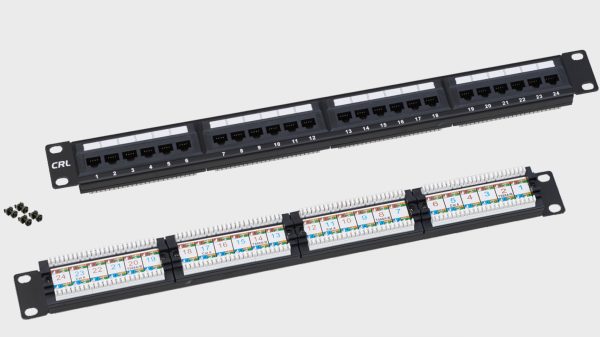 Patch panel CRL Cat 6 24 θέσεων 1U 197-24-C6