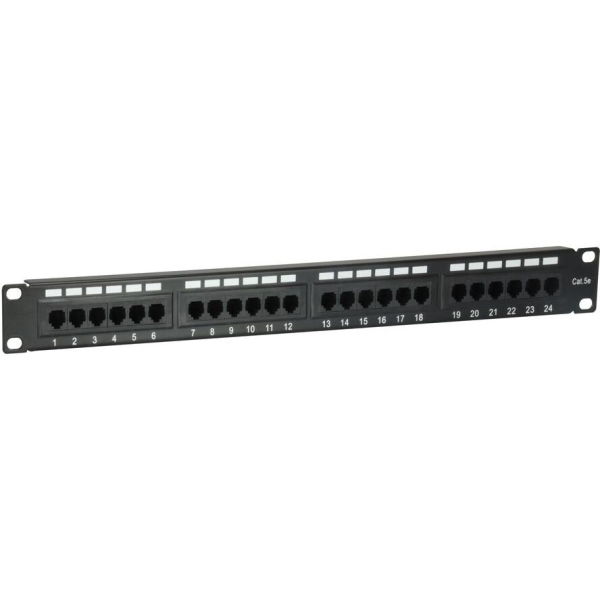 Patch panel 19" CRL UTP CAT5E 24 θέσεων 1U 197-24-C5