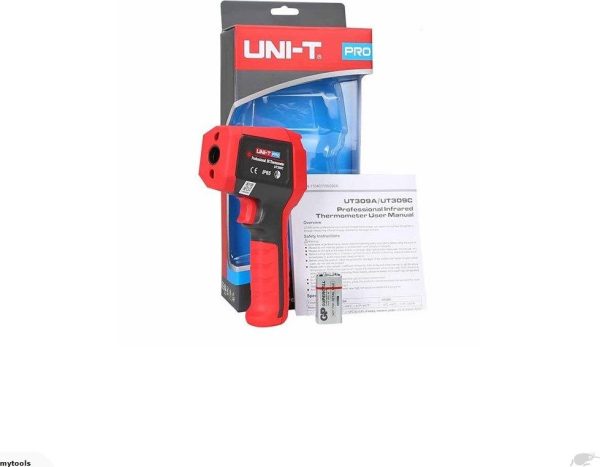 Uni-T UT309C Θερμόμετρο Υπερύθρων για Θερμοκρασίες από -35°C έως 650°C με Αναλογία Απόστασης 12:1 - Image 3