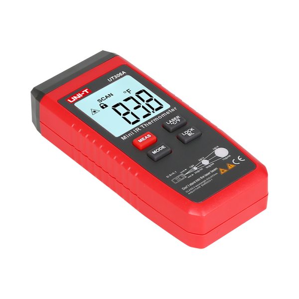 Uni-T UT306A Θερμόμετρο Υπερύθρων για Θερμοκρασίες από -35°C έως 300°C με Αναλογία Απόστασης 6:1 - Image 2