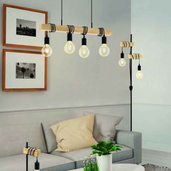Eglo φωτιστικό κρεμαστό Townshend 4*E27 32916 - Image 3
