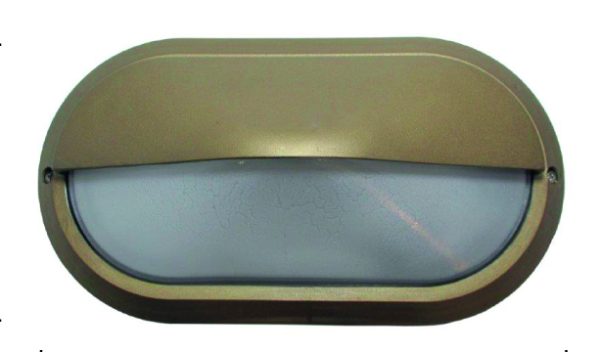 Lido απλίκα επίτοιχη 101 χρώμα μπρονζέ 28*13cm IP43 134862
