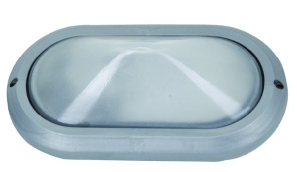 Lido απλίκα επίτοιχη 102 χρώμα γκρι 28*15cm IP43 100820