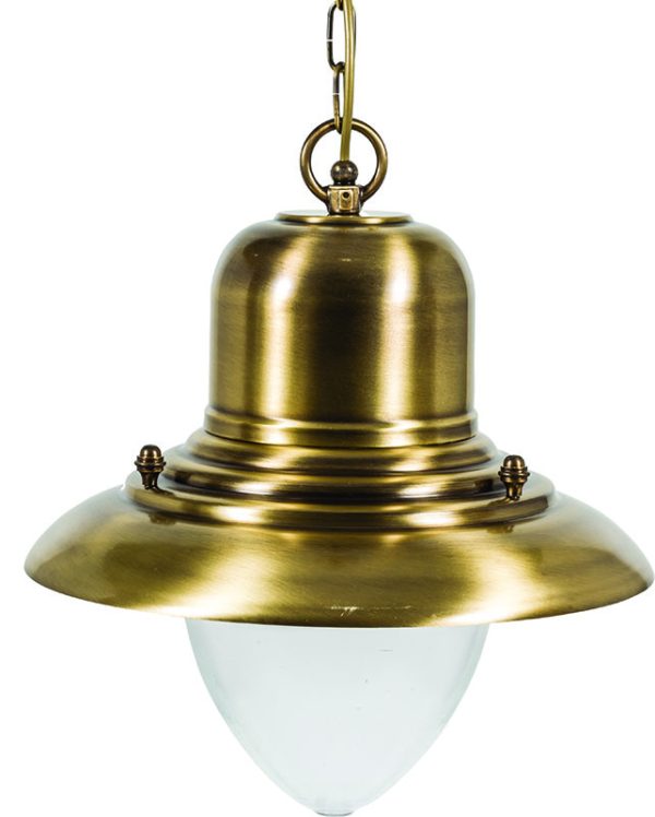 Lido πυροφάνι fishing style lanterns 4434 κρεμαστό IP43 132129 ορείχαλκος οξυντέ
