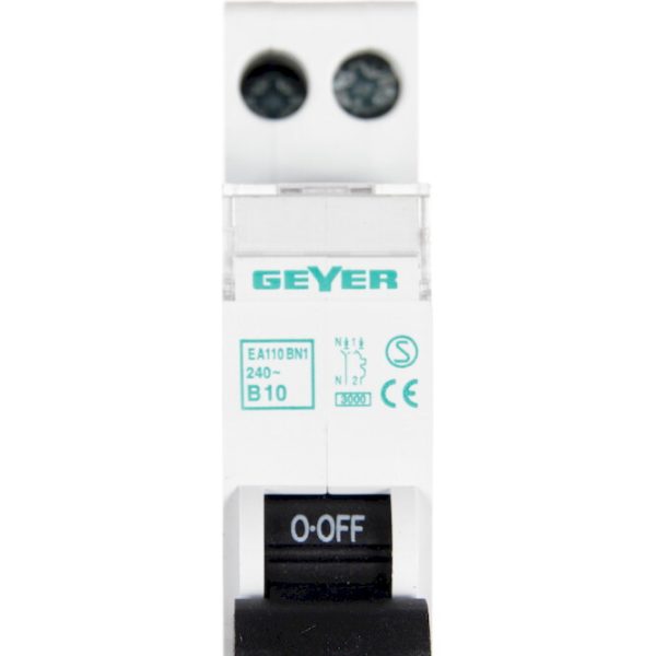 Geyer ασφάλεια αυτόματη 1P+N 6A EA106BN1 - Image 2