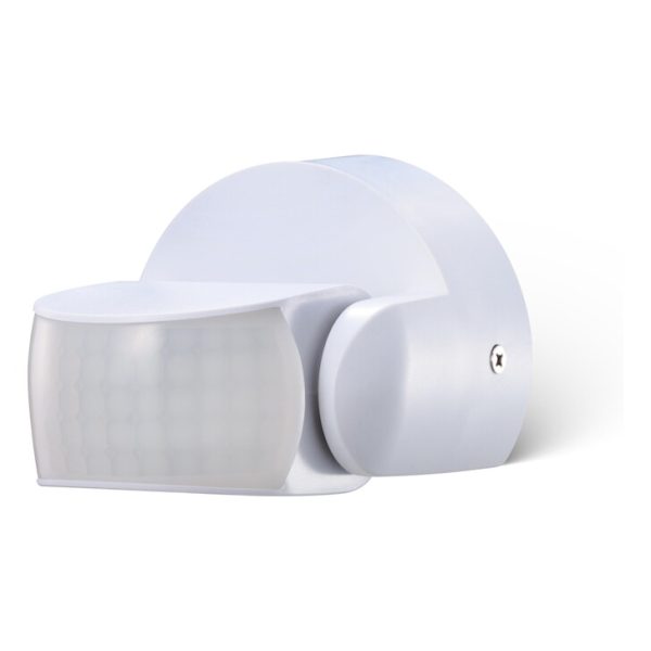 Επίτοιχος ανιχνευτής κίνησης IR 600W 180° 12m IP65 λευκός - Image 2