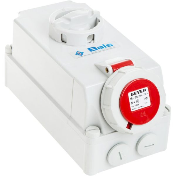Ρευματοδότης 4x16A 400V IP67 - Image 2