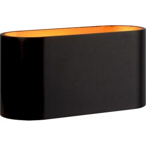 Geyer απλίκα επίτοιχη μαύρο χρώμα 1*G9 178793