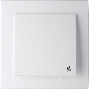 Μπουτόν κλιμακοστασίου Geyer Nilson 220V λευκό 24111012