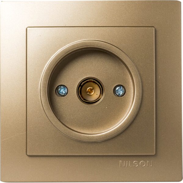 Πρίζα TV Geyer Nilson σατινέ τερματική 24151029 - Image 2