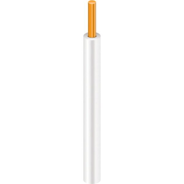 Καλώδιο ΝΥΑ HO7V-U 1X1.5 λευκό