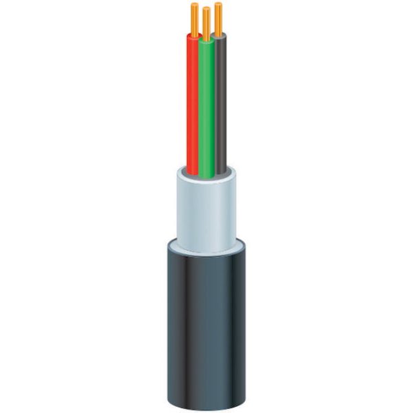 Καλώδιο ΝΥΥ E1VV-U 4G1.5 μαύρο