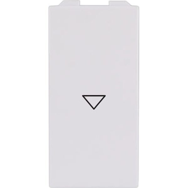 Μπουτόν ρολλών 1 θέσης Λευκό 10ΑΧ250V - Image 2