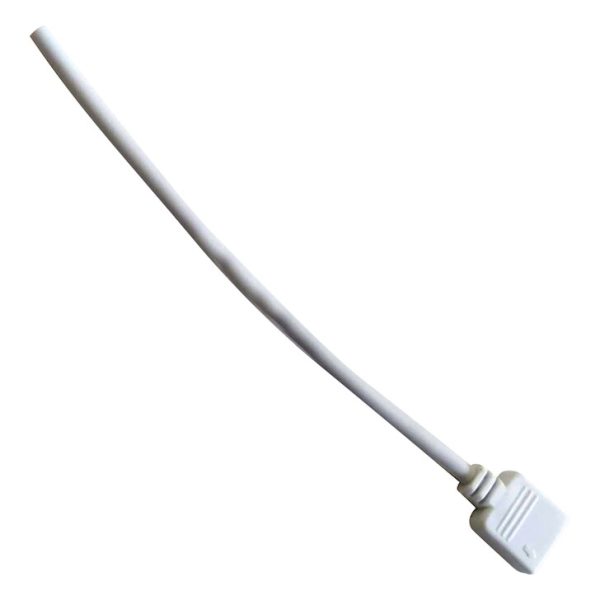 Ταχυσύνδεσμος αρσενικός για ταινία LED 10mm RGB λευκός - Image 2