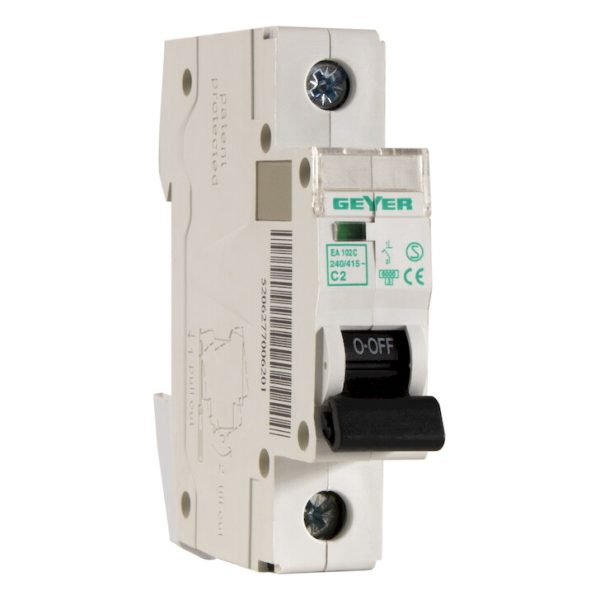 Geyer Αυτόματη ασφάλεια 1P C 2A 6kA EA102C - Image 2