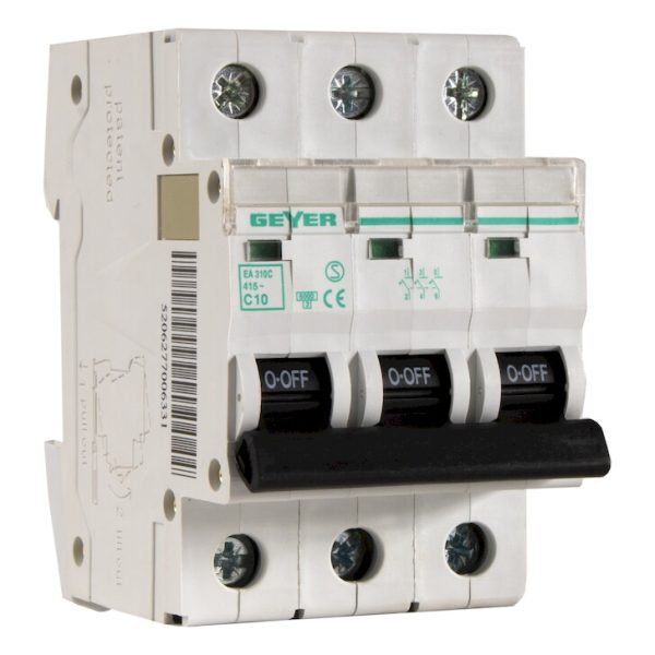 Αυτόματη ασφάλεια Geyer 3*10A C EA310C - Image 2