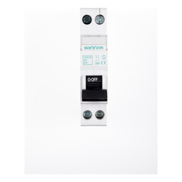 Geyer ασφάλεια αυτόματη 6Α 1P+N EA106CN1 - Image 2