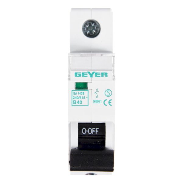 Geyer Αυτόματη ασφάλεια 1P B 40A 6kA EA140B - Image 3