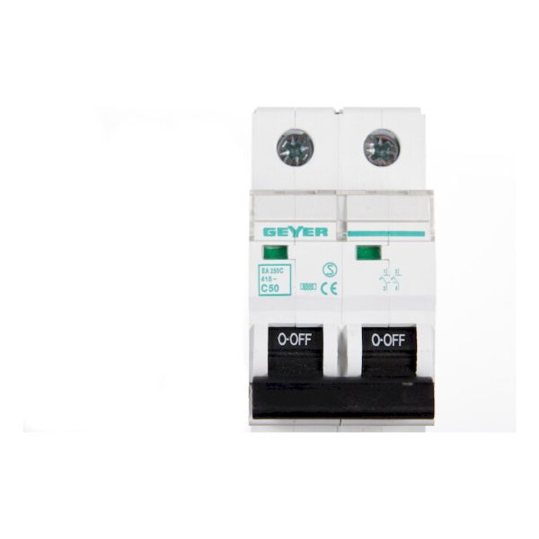 Geyer Αυτόματη ασφάλεια 2P C 50A 6kA EA250C - Image 3