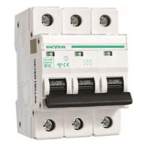 Geyer ασφάλεια αυτόματη 10Α 3P EA310B - Image 2