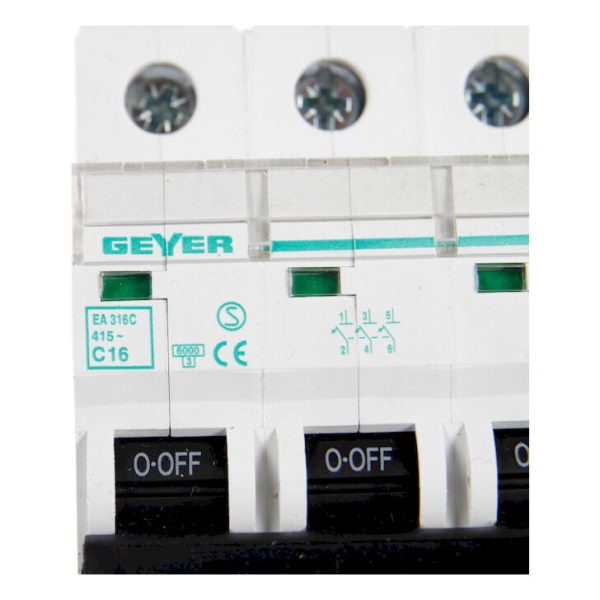 Αυτόματη ασφάλεια Geyer 3*16A C EA316C - Image 2