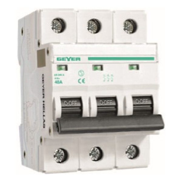 Αυτόματη ασφάλεια Geyer 3*20A C EA320C - Image 2