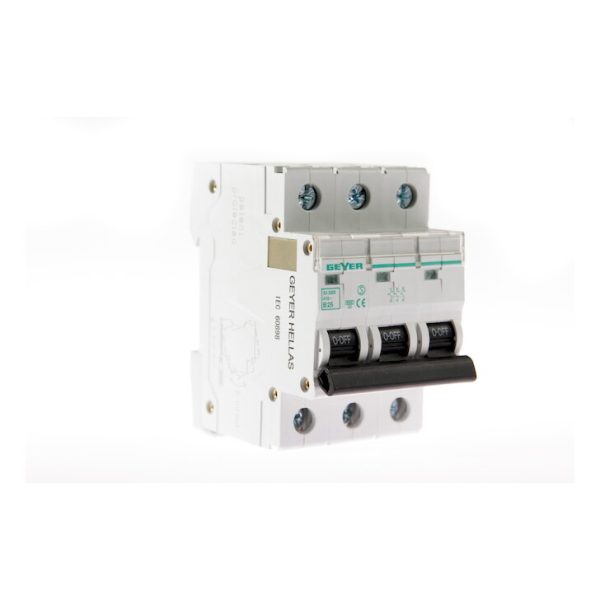 Geyer Αυτόματη ασφάλεια 3P B 25A 6kA EA325B - Image 2