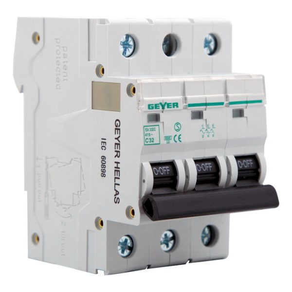 Αυτόματη ασφάλεια Geyer 3*32A C EA332C - Image 2