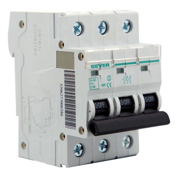 Αυτόματη ασφάλεια Geyer 3*40A C EA340C - Image 2