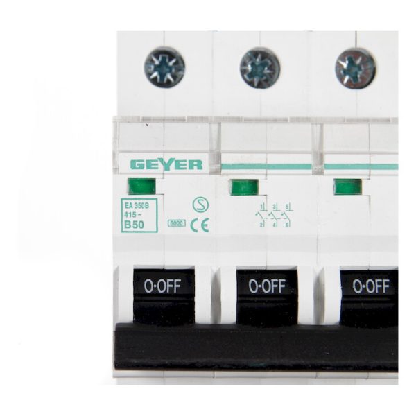 Geyer ασφάλεια αυτόματη 50Α 3P EA350B - Image 2