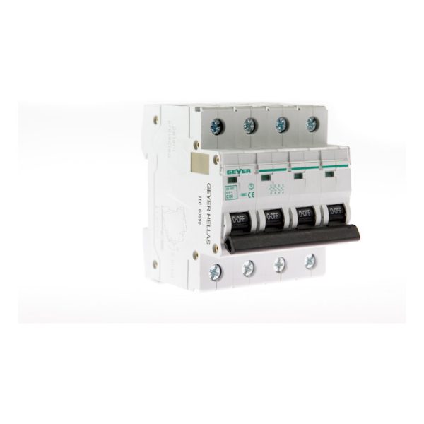 Geyer ασφάλεια αυτόματη 50Α 4P EA450C καμπύλη C - Image 2