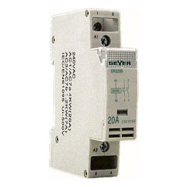 Geyer Ρελέ θερμ/τών 1θ 20Α 24V AC 2NO ER220A