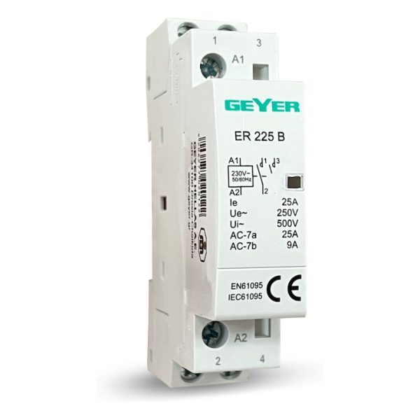 Geyer Ρελέ θερμ/τών 1θ 25A 230V AC 2NO ER225B - Image 3