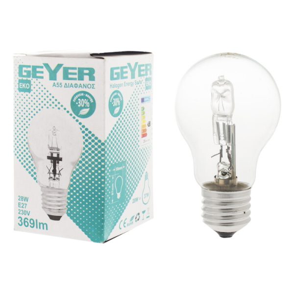 Geyer λαμπτήρας Αλογόνου A55 28W E27 FACL2728 - Image 3