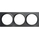 FIBARO Τριπλό πλαίσιο (Ανθρακί) – Σειρά Walli FG-Wx-PP-0004-8