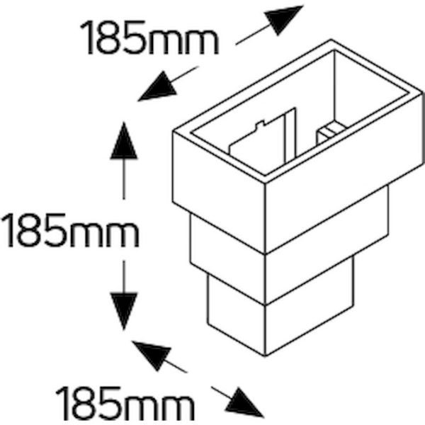 Geyer απλίκα γύψινη 1*G9 FG180105WL - Image 2
