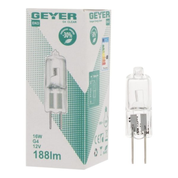 Geyer λαμπτήρας Αλογόνου G4 16W FG416 - Image 2