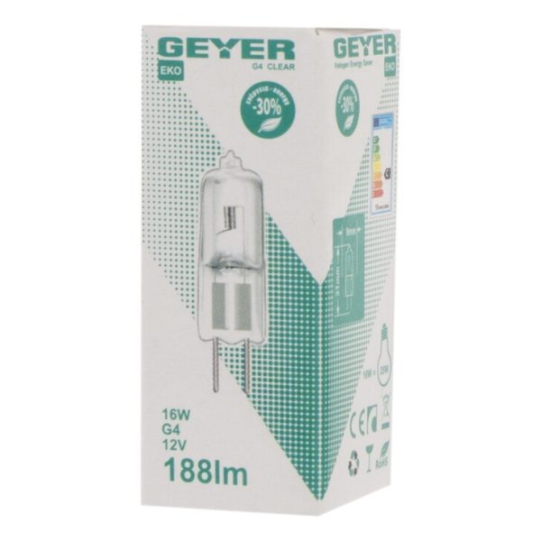 Geyer λαμπτήρας Αλογόνου G4 16W FG416