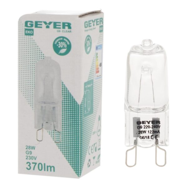 Geyer λαμπτήρας Αλογόνου G9 28W FG928 - Image 2