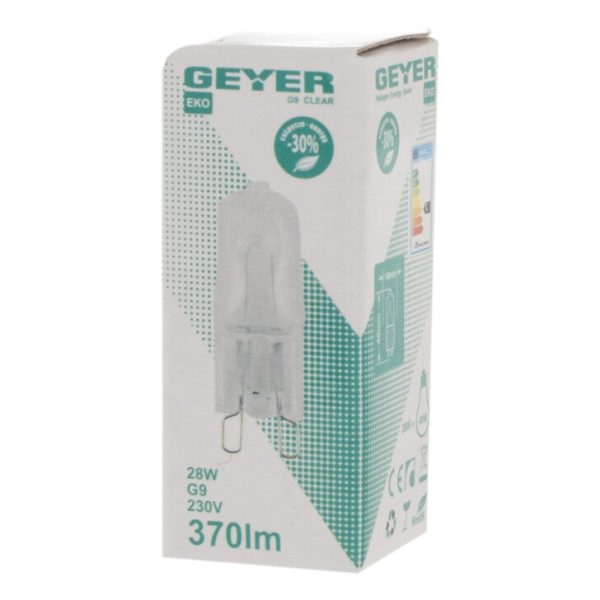 Geyer λαμπτήρας Αλογόνου G9 28W FG928 - Image 3