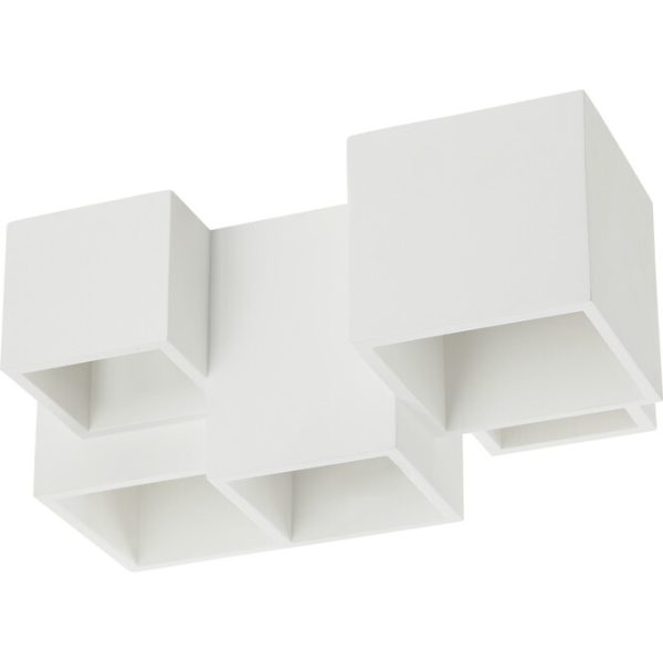 Geyer Γύψινο spot επίτοιχο 5xGU10 FGS370150SM